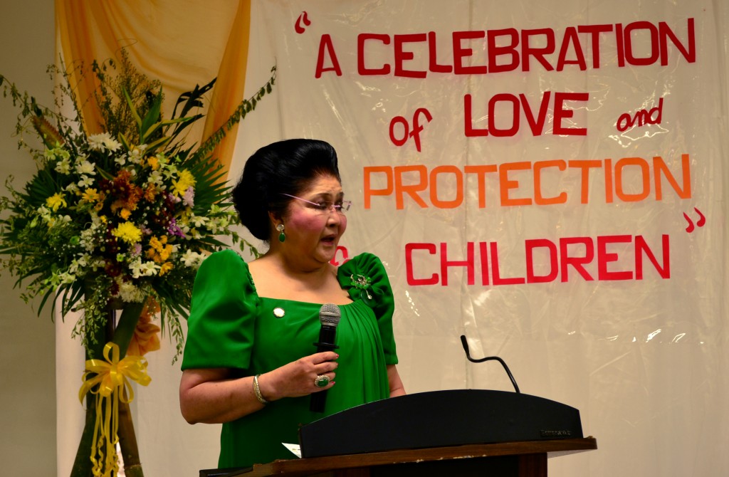 Rep. Imelda R. Marcos of the second district of Ilocos Norte while delivering her realization that the mothering she was looking for is within herself.