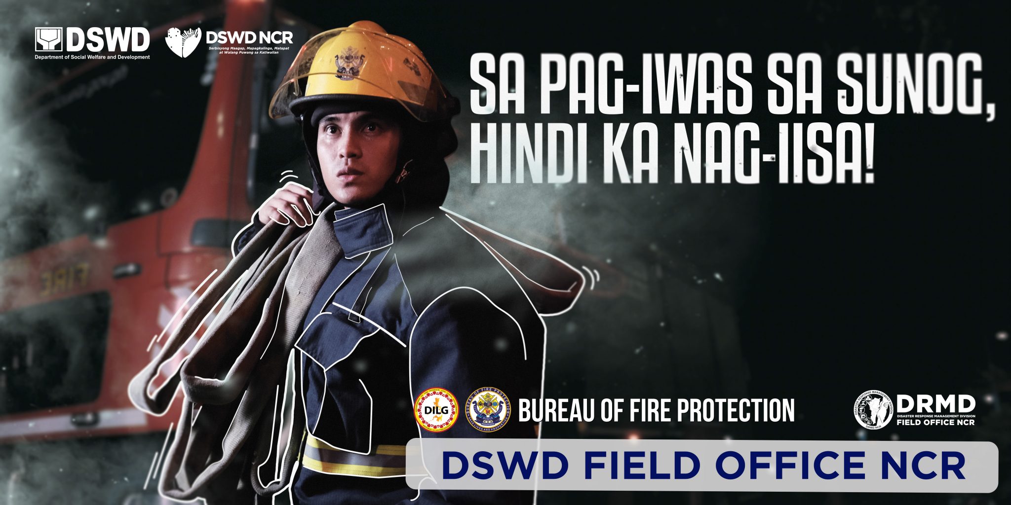 FIRE PREVENTION MONTH Tarp 4ft x 8ft_ DSWD Field Office NCR Official